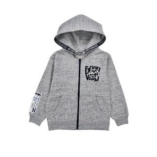 Sweatjacke ´Good Vibes´ grey-melange