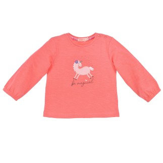 T-Shirt langarm ´Unicorn´ pink