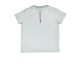 T-Shirt halbarm geringelt ´Alpen´ stripe green/white